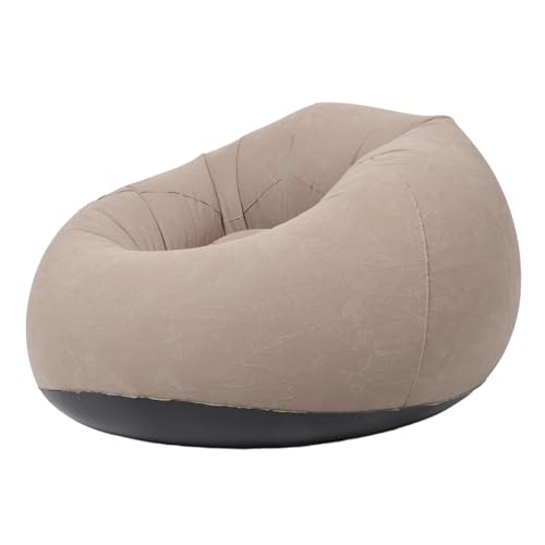 LIOOBO Sillón Hinchable para Camping Relax y Reuniones Diseño Único y para Adultos Interiores y Exteriores