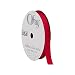 Offray Grosgrain Craft Ribbon, 3/8-Inch x 18-Feet, Red