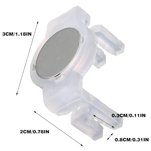 Image of Strong Magiclip for Outdoor Holiday Lighting Used,Clear Magnetic C9 Sockets Light Clips,Pack of 150