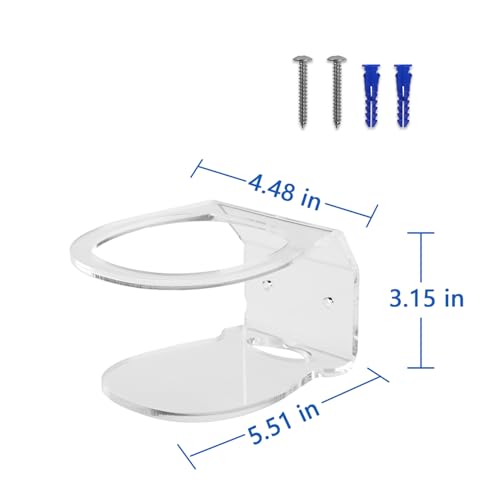 Support Déco M4 en acrylique robuste pack de 3 fixations premium - 4
