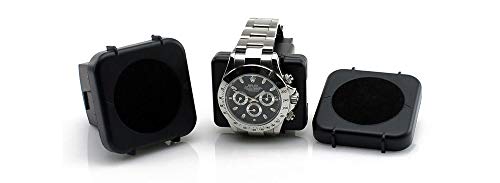 [Newly Upgraded] Versa Automatic Double Watch Winder In Black - New Direct Drive Motor, Independently Controlled Settings, 12 Different Settings, Adjustable Watch Pillows - No Magnets #TOP4