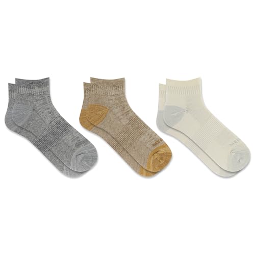 Image of Merrell Unisex Adult Wool Hiking Ankle Socks (6-Pairs)