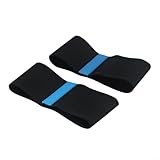 Roller Skate Covers for Speed Skates and Carbon Fiber Shoes, Anti Scratch Shoe Protectors with Elastic Band, Wear Resistant Skate Wheel Guards, Pair(Black)(M(3438 Size))