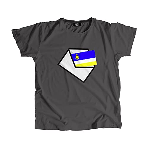 T-shirt Buryatia Mail unisexe en coton confortable pour homme et femme