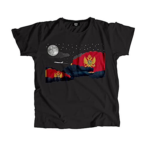 T-shirt Montenegro Night Clouds unisexe idéal pour vos sorties urbaines