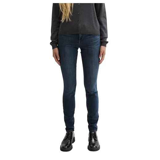 TOM TAILOR Damen Jeans 20622022 Alexa Skinny, 10282 - Dark Stone Wash Denim (1), 27W / 32L