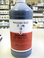 QQCherry Peruvian Gold Bloom Rush Liquid Organic Fertilizer 32oz.