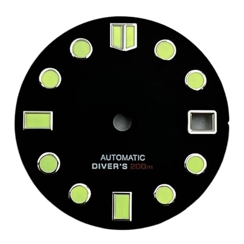 1pc 28.5 �~�����[�g�����v�_�C�����ŋۃJ�����_�[�E�B���h�E�t�� NH35 3/3.8 �� CrownMovement �A�N�Z�T���[(Style 1)