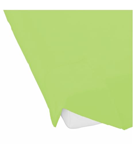 Biberna Fein-Biber Bettlaken zum Auflegen 150x250 cm Farbe: Apfelgrün