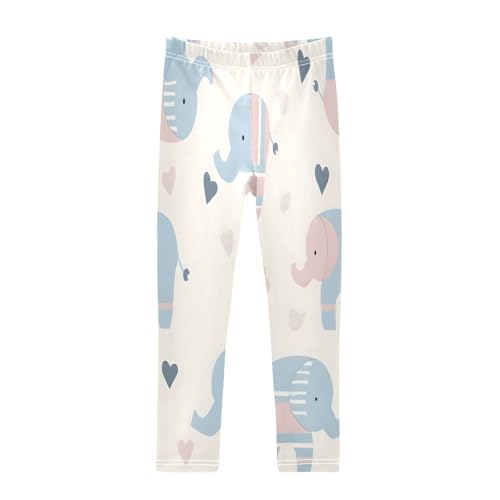 Bolaz Toddler Girls Leggings Printed Yoga Pants Leggings Lovely Elephant for Kids