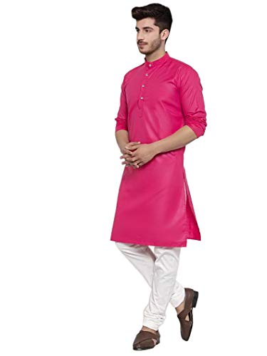 Image of trustous Mens straigth Solid Kurta Pyjama Set Combo in 100% Cotton with 16 Colour Option and Size are XS to 3XL for (Birthday,Wedding, Ceremony, Casual, Engagement)