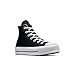 Converse Women's Chuck Taylor All Star Lift Platform High Top, Black/White/White, 8