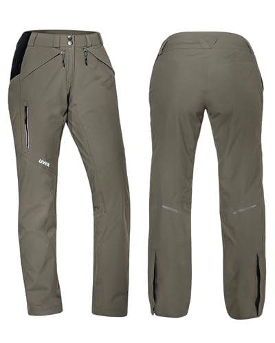 Uvex ADA 17580 Outdoorhose - Frauen-Regenhose mit Mesh-Futter - Grau - 42