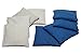 SC Cornhole Games Weather Resistant Cornhole Bags (Set of 8) - Professional Regulation Size- Use on Pro Corn Hole Boards or Bean Bag Toss Sets (Royal Blue/Grey)