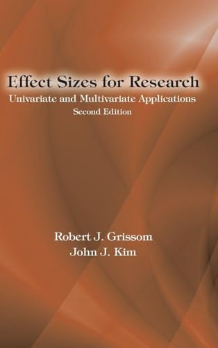 Effect Sizes for Research: Univariate and Multivariate Applications view 2
