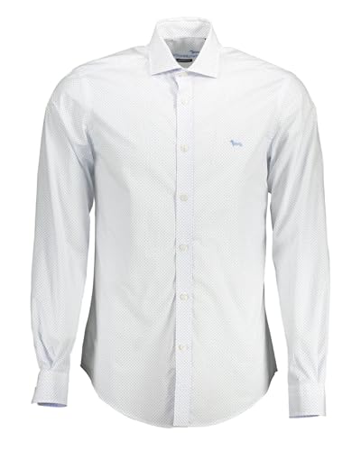 Harmont & Blaine Camisa blanca de algodón para hombre, Blanco, XX-Large