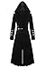 Dark Paradise Mens Medieval Steampunk Coat Tailcoat Jacket Halloween Long Gothic Victorian Vintage Costume