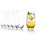 Produktbild Stölzle Lausitz Longdrinkgläser Quatrophil 6er-Set 390ml  Elegante Longdrinkbecher und Cocktailgläser für Drinks, Wasser & Säfte  Hochwertige Wassergläser aus Kristallglas  Spülmaschinen & Stoßfest