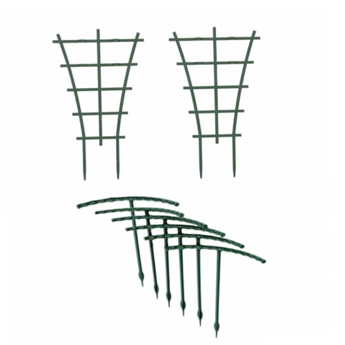 TOBBOMEY 8個 植物爬藤支架点 トマトや花のる植物用園芸支柱 健康的に垂直成長サポート 設置簡単で鉢植え対応ガーデントレリス