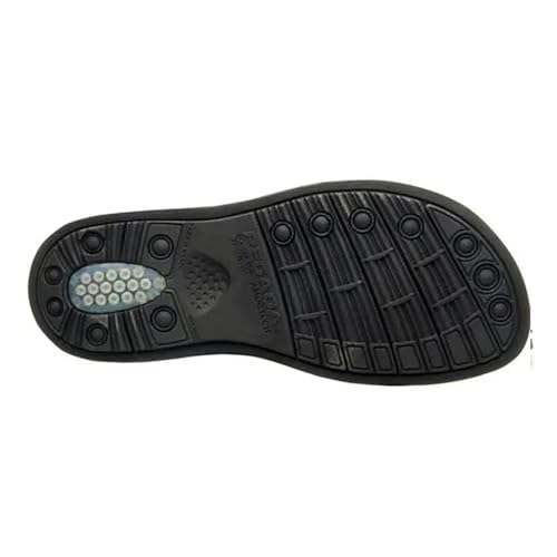 Chinelo Masculino Pegada de Dedo Couro Legitimo Confortavel Cor:Marrom;Tamanho:44;Gênero:Masculino