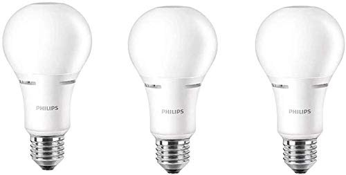 Philips LED Dimmable A21 Soft White Light Bulb with Warm Glow Effect 1600-Lumen, 2700-2200-Kelvin, 16-Watt (100-Watt Equivalent), E26 Base, Frosted, 3-Pack