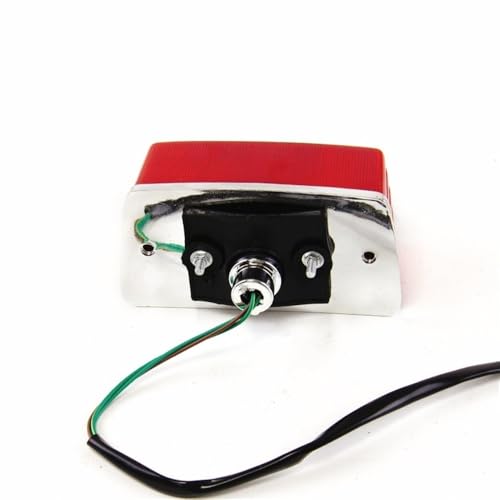 Luz trasera de intermitente con lente destello de alta visibilidad para freno de moto 4