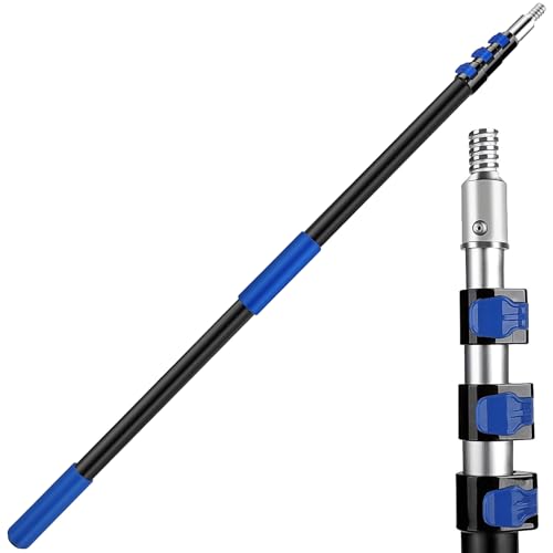 Hammrit 12FT Telescopic Extension Pole | 3-12FT Adjustable Aluminum Paint