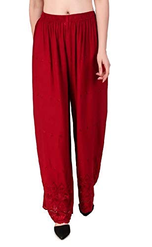 Image of Women's Rayon Half Chicken Palazzo