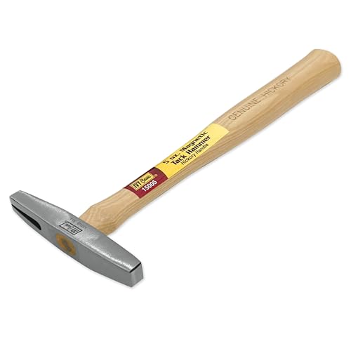 Image of IVY Classic 15005 5 oz. Magnetic Tack Hammer with Contoured Hickory Handle, Brown