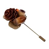 Broche de simulation faite à la main: broches pour vêtements, écharpes et chapeaux pour ajouter un accessoire élégant à votre tenue,broche