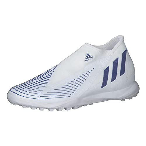 adidas Predator Edge.3 LL TF, Baskets Mixte, FTWR White Hi Res Blue S18 FTWR White White, 42 EU