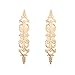 MUXSAM 2Pcs Long Wood-Carved Onlays Appliques for Furniture Refurbish Door Center Decoration Home Furniture Bed Door Cabinet Corner Decal Unpainted Craft(33x6cm/12.99