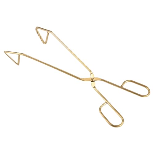 Pinza per arrosti in acciaio antiscivolo | pinza ergonomica e robusta | Pinza da cucina multifunzione durevole per grigliare e servire