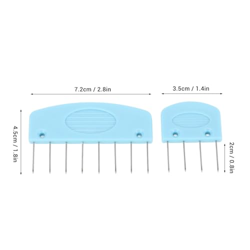 Peigne de blocage tricot anti-rouille pour éviter les vagues sur pulls - 7