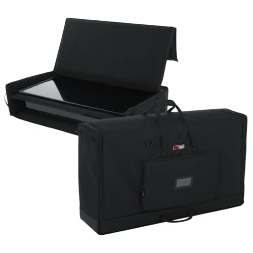Gator Cases Padded Nylon Dual Carry Tote Bag for Transporting (2) LCD Screens, Monitors and TVs Between 40" - 45", (G-LCD-TOTE-LGX2)