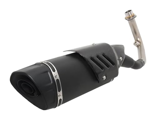 Collecteur échappement Italjet Dragster 200 finition acier et silencieux