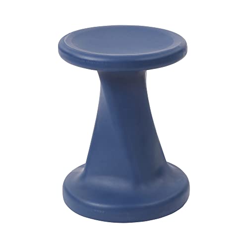 Image of ECR4Kids Twist Active Wobble Stool, 18in Seat Height, Classroom Furniture, Navy