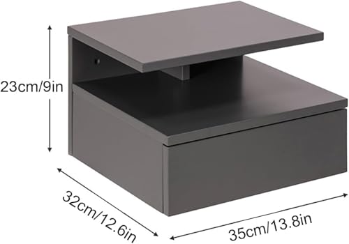 Table de chevet murale pour chambre et petits espaces studio