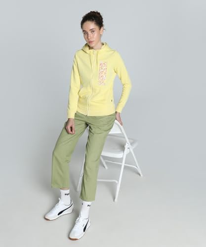 Image of Puma Women Cotton Hooded Neck Sweatshirt