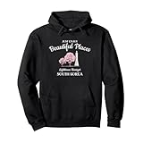 韓国、ホミゴット半島、灯台、手描き パーカー