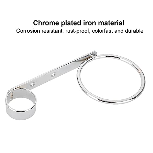 Suporte para secador de cabelo, suporte de secador de cabelo montado na parede, suporte de ferro par