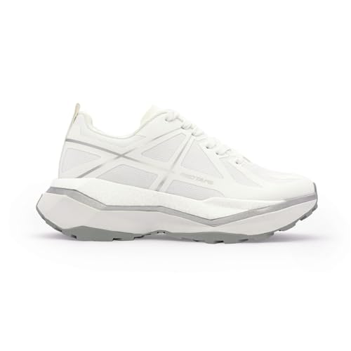 Image of Red Tape Women's Sport Shoes White Mesh TPU Round Lace-Up, 5 UK