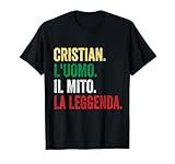 maglia personalizzata uomo nome Cristian