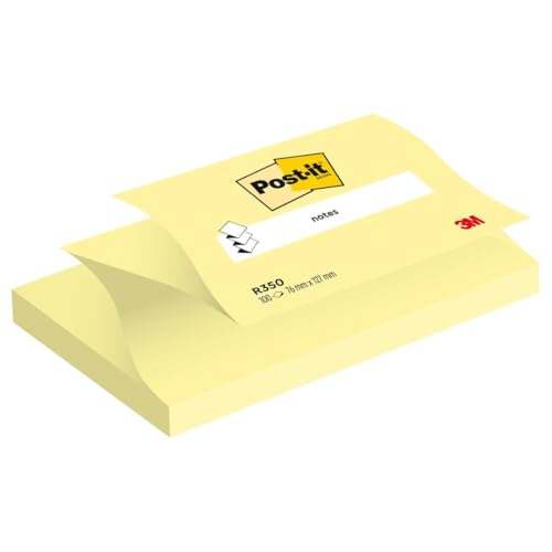 Post-it Z-note R350 3M feuillets en accordéon 76x127mm pour une distribution fluide