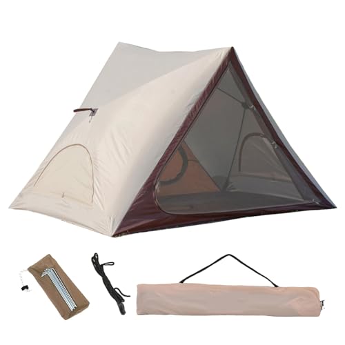 Tente de camping facile à installer avec abri haute protection UV