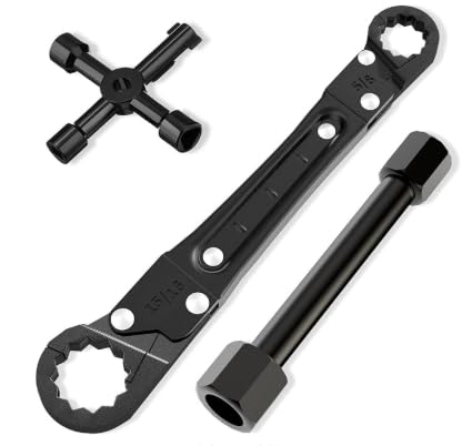 Plumbing Tools,Angle Stop-On Wrench kit,3-piece Wrench Set
