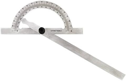 KRISTEEL Degree Portractor (Heavy Duty) 6"