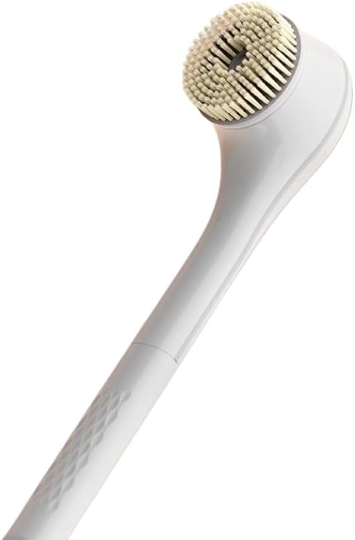 Electric Body Brush Rechargeable Back Scrubber for Shower – Exfoliating Bath Brush with Long Handle - Image 2