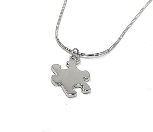 Preisvergleich Produktbild Puzzle Stück Halskette Anhänger Freundschaft BFF
