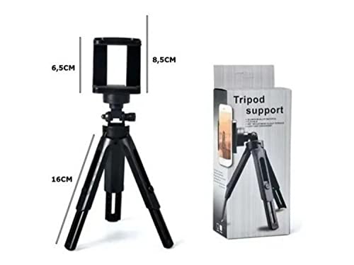 Mini Tripé De Mesa Com Suporte Para Celular 360° Haste Flexível Suporte Para Smartphone Leve Portáti